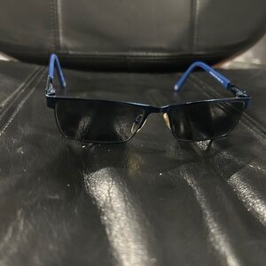 Transformer Stylish Blue Rectangular Sunglasses